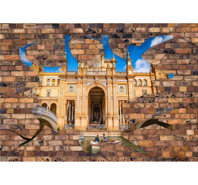 Fotomurale città splendore architettonico di siviglia - TenStickers