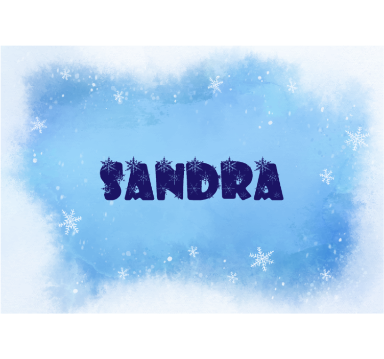 Fotomurale personalizzato creazione di nomi personalizzati - TenStickers