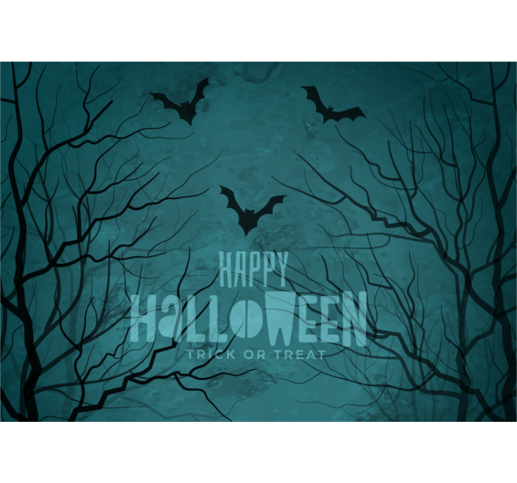 Fotomurale di Halloween pipistrelli notturni inquietanti - TenStickers