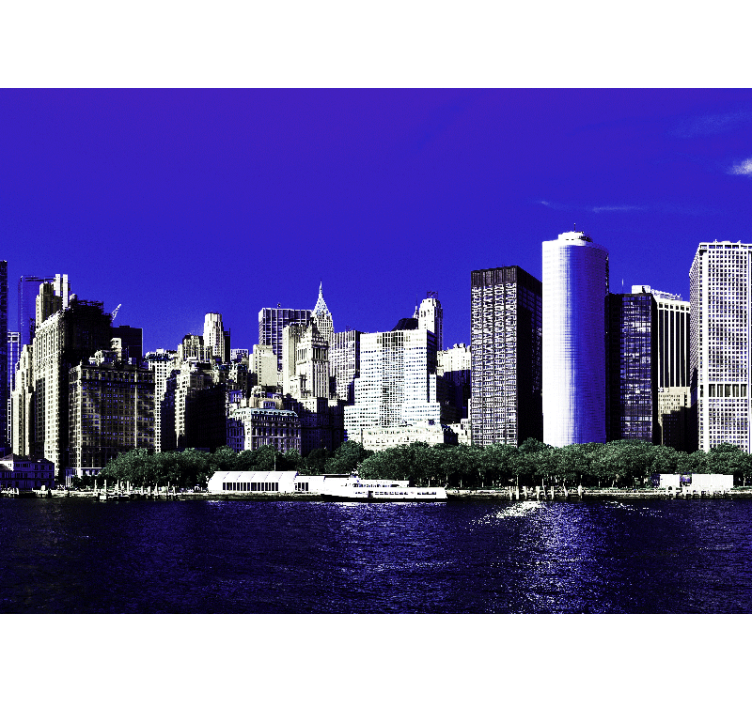 Fotomurale new york skyline di new york - TenStickers