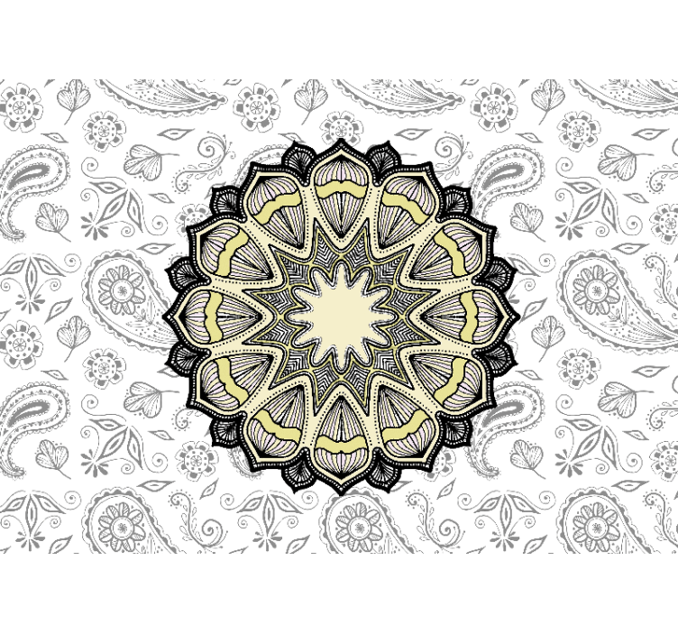 Fotomurali mandala motivo mandala elaborato - TenStickers