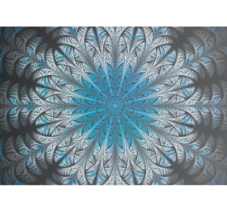 Fotomurale moderno motivo foglia elaborato - TenStickers