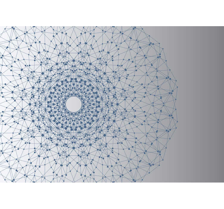 Fotomurale astratto disposizione delle forme geometriche - TenStickers