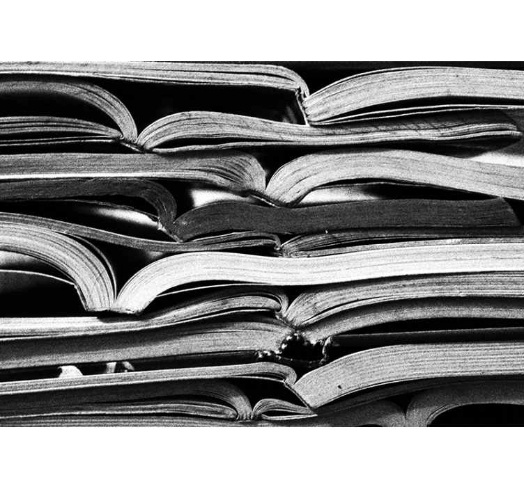 Fotomurali textures pagine aperte impilate - TenStickers