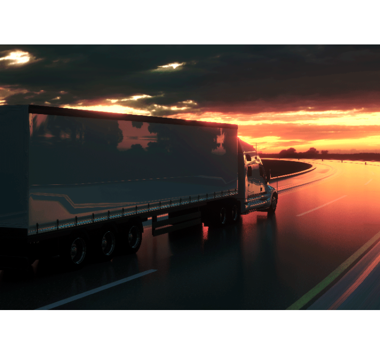 Carta da parati con tramonto - TenStickers