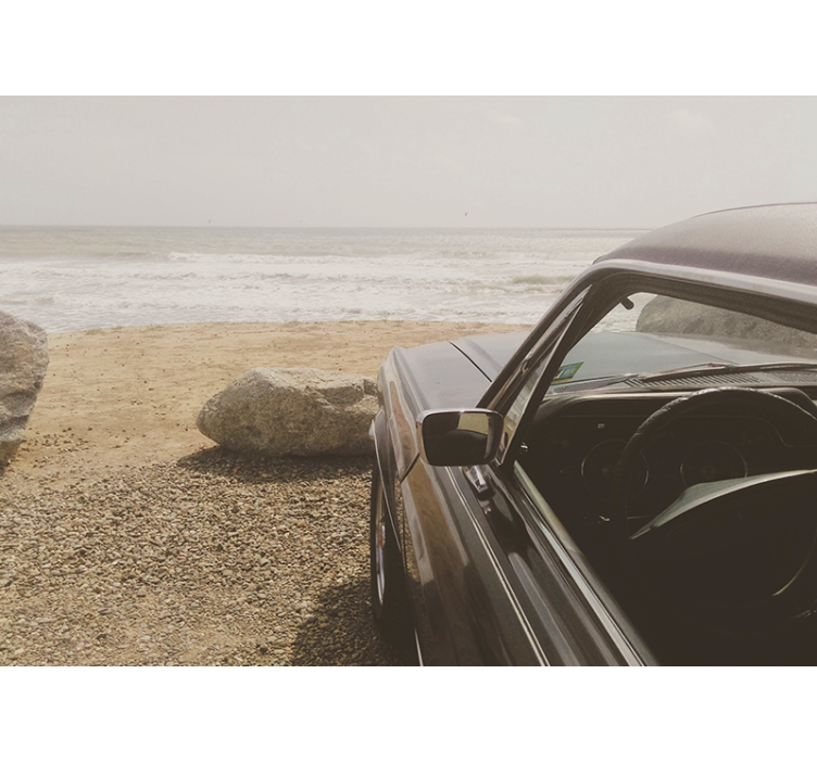 Fotomurale veicoli vista auto d'epoca - TenStickers