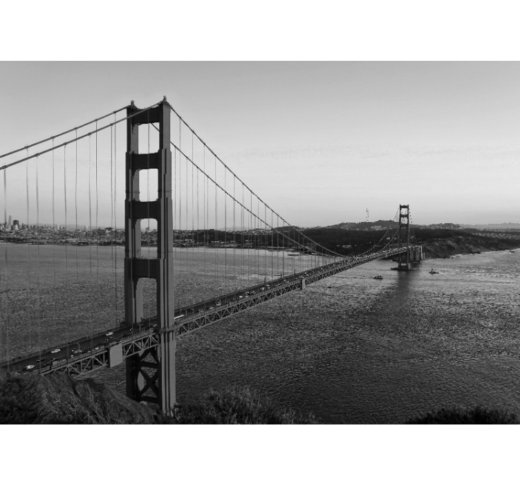 Fotomurale città struttura golden gate - TenStickers