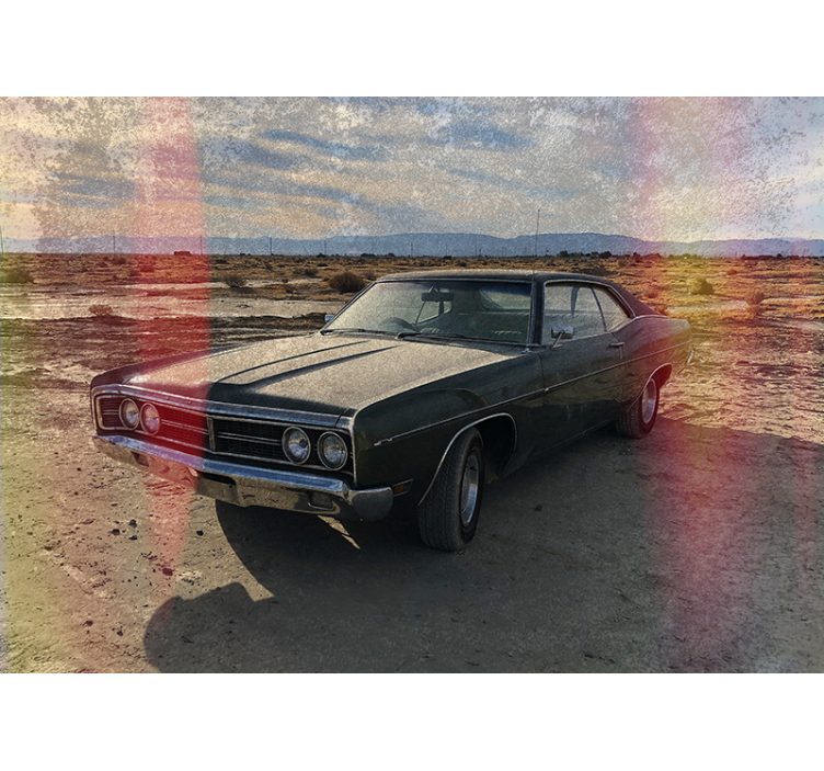 Fotomurale veicoli nostalgia delle auto d'epoca - TenStickers