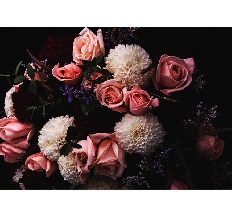 Fotomurale fiori graziosa composizione botanica - TenStickers