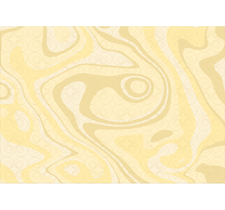 Fotomurale astratto motivo a forme curve - TenStickers