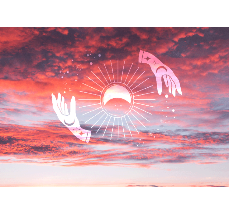 Fotomurali frasi abbraccio cosmico - TenStickers