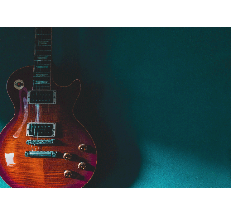 Fotomurale musicale dettaglio chitarra elettrica - TenStickers