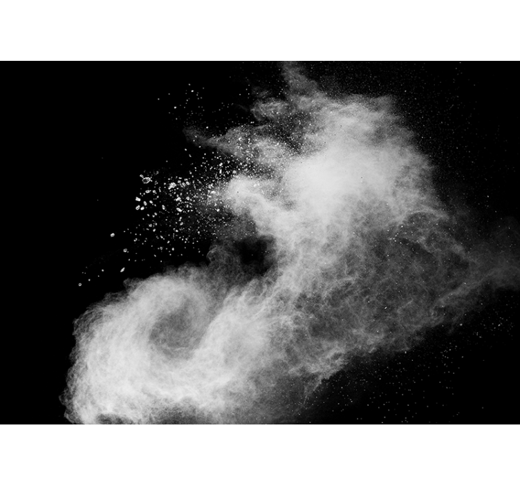 Carta da parati 3d effetto nuvola di fumo - TenStickers