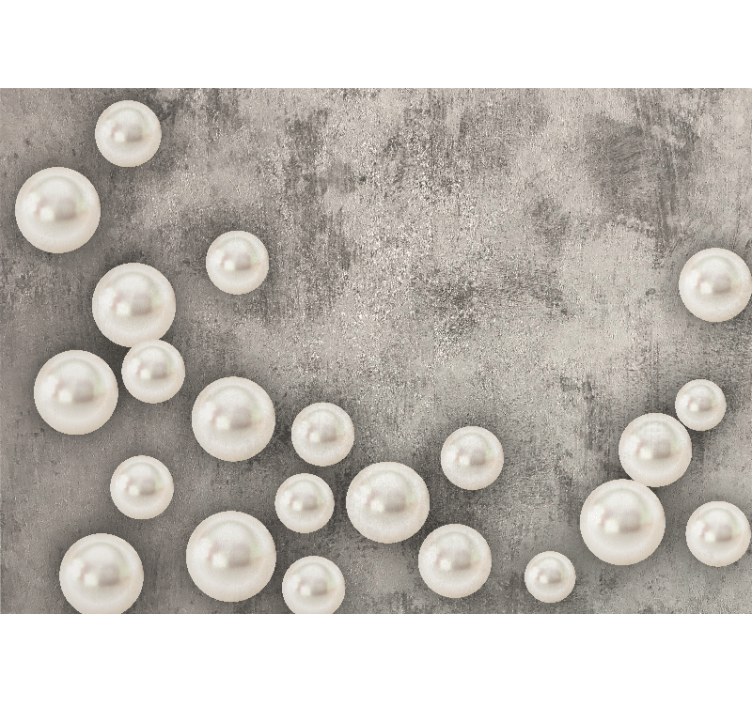 Fotomurali textures composizione di perle delicate - TenStickers