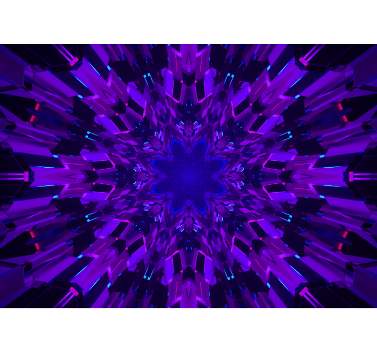 Fotomurale astratto motivo stelle geometriche - TenStickers