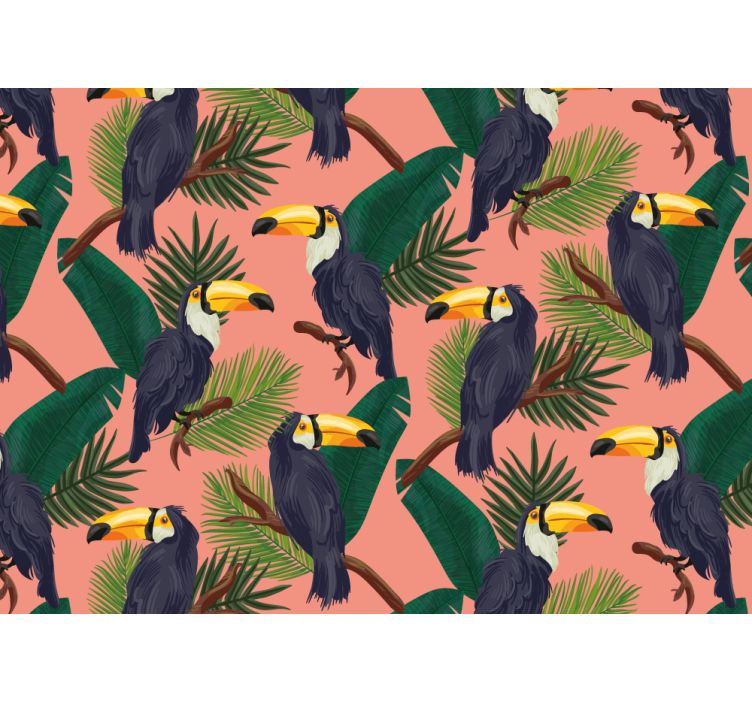 Fotomurali animali diversi design tucani tropicali - TenStickers