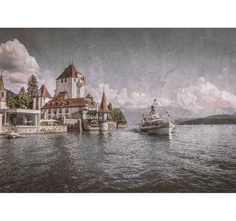 Fotomurale città paesaggio fortezza patrimoniale - TenStickers