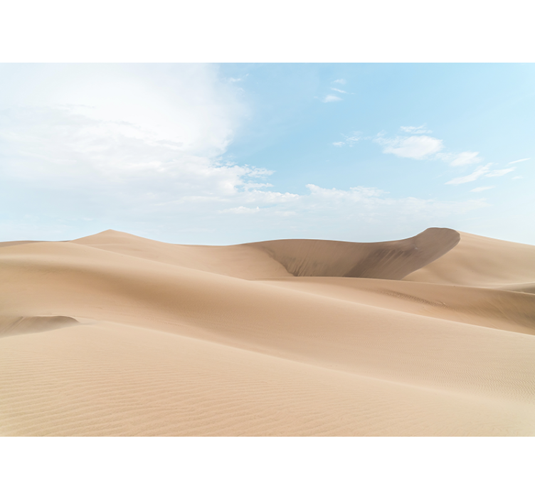 Fotomurale deserto dune di sabbia sereno - TenStickers