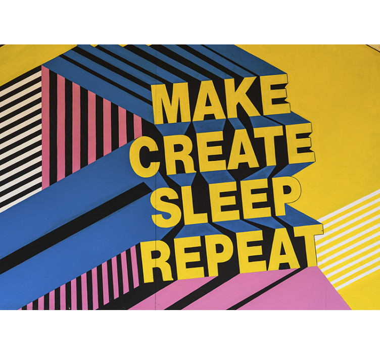 Fotomurali frasi motti di vita creativi - TenStickers