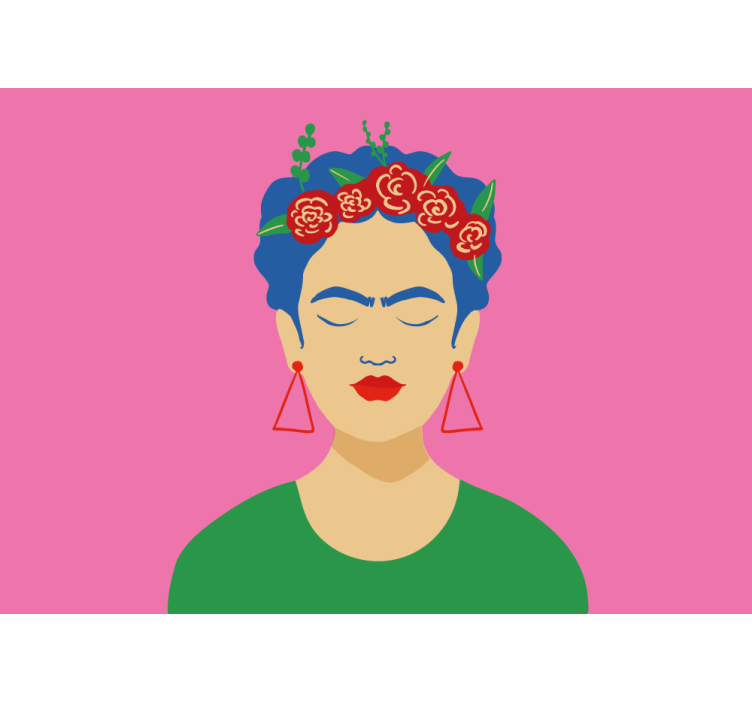Fotomurali persone ritratto di frida kahlo - TenStickers