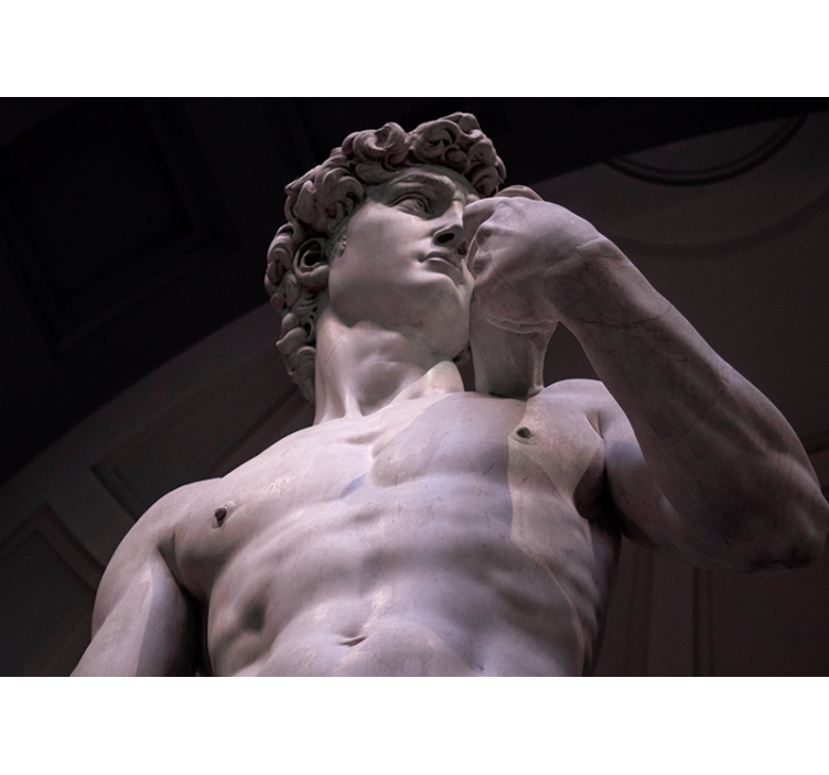 Fotomurale classico figura in marmo di michelangelo - TenStickers