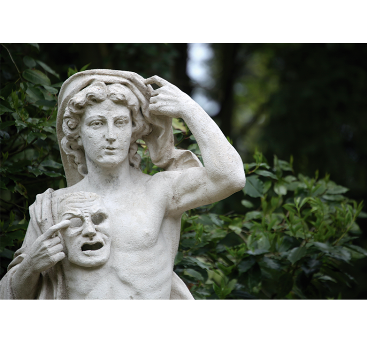 Fotomurale classico esposizione di sculture classiche - TenStickers