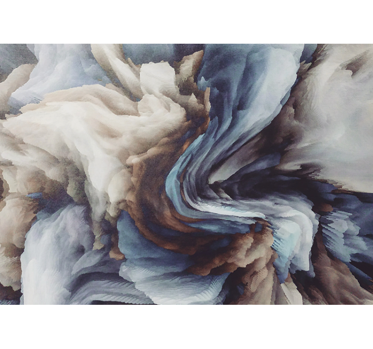 Fotomurale astratto motivi di texture vorticosi - TenStickers