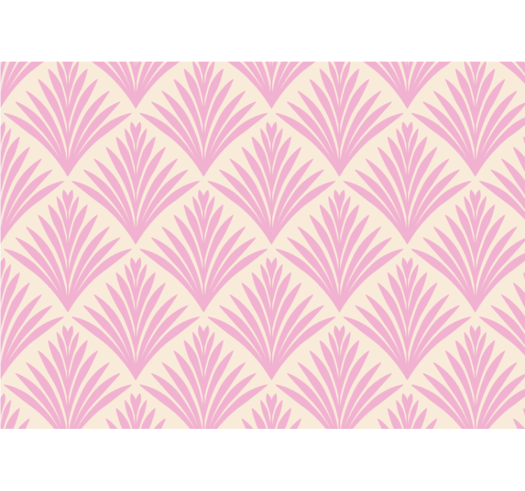 Fotomurali textures foglie di palma stilizzate - TenStickers