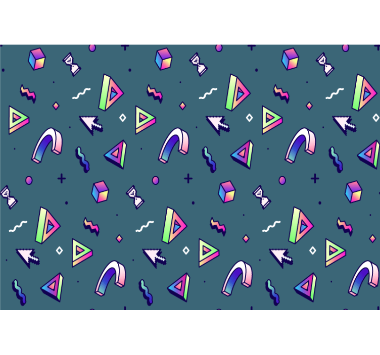 Fotomurale amore esplorazione forme geometriche - TenStickers