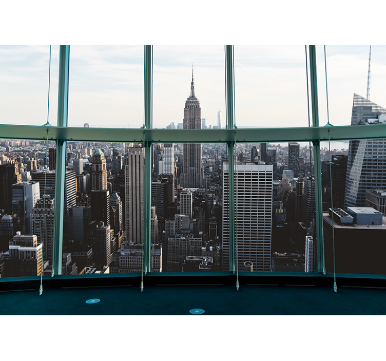 Fotomurale new york skyline dell'empire state - TenStickers