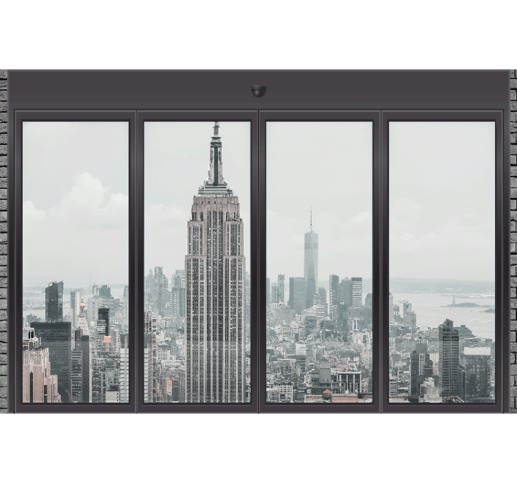 Fotomurale new york skyline urbano empire state - TenStickers