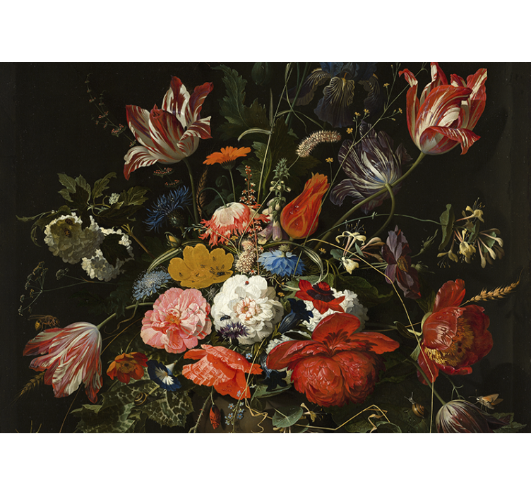 Fotomurale fiori bouquet floreale vibrante - TenStickers