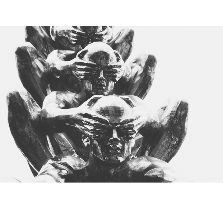 Fotomurale artistico figure umane astratte - TenStickers