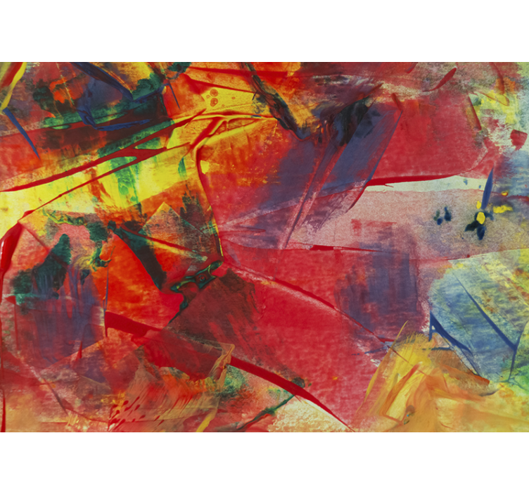 Fotomurale astratto fusione di colori dinamici - TenStickers