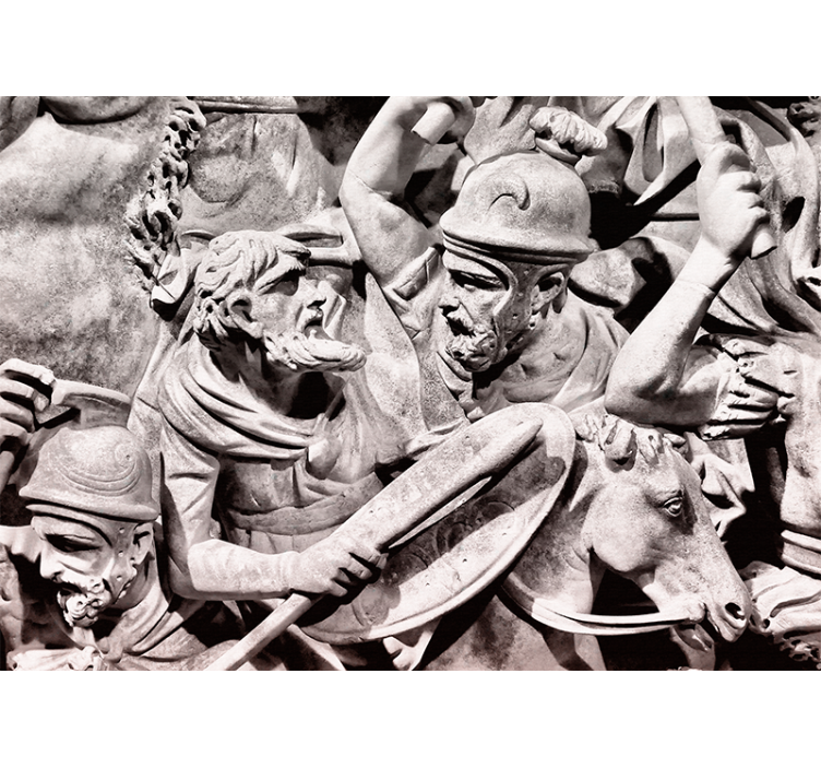Fotomurale classico scena di battaglia antica - TenStickers