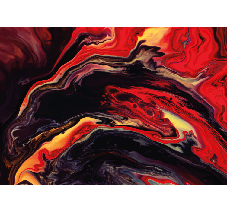 Fotomurale astratto con motivi vorticosi dinamici - TenStickers