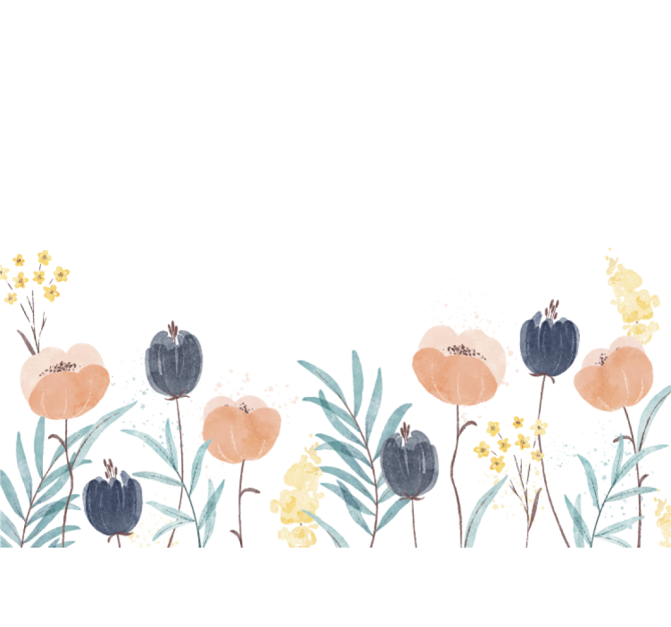 Fotomurale fiori composizione floreale incantevole - TenStickers