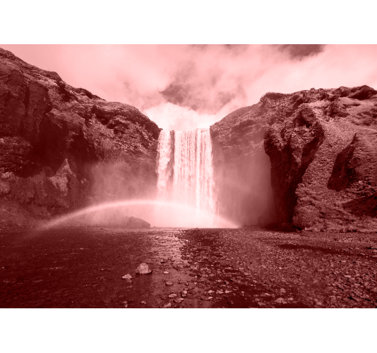 Fotomurali cascate paesaggio di grandi cascate - TenStickers