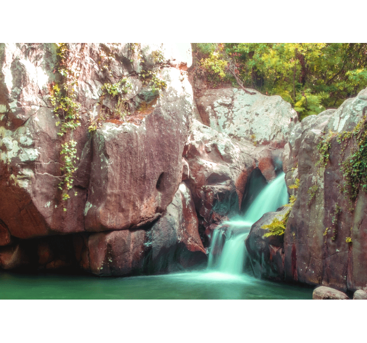Fotomurali natura paesaggio di cascate tranquillo - TenStickers