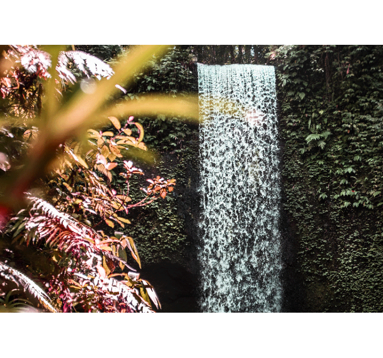 Fotomurali cascate atmosfera tropicale serena - TenStickers
