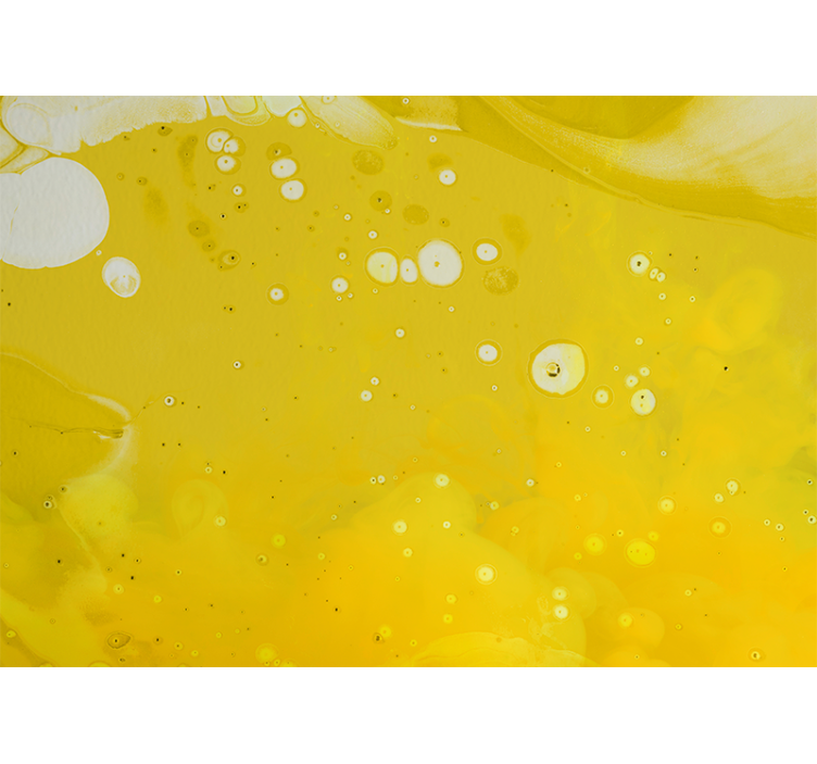 Fotomurale astratto motivi gialli vorticosi - TenStickers