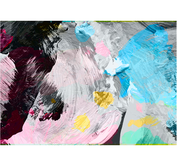 Fotomurale astratto colpi di pennello dinamici - TenStickers