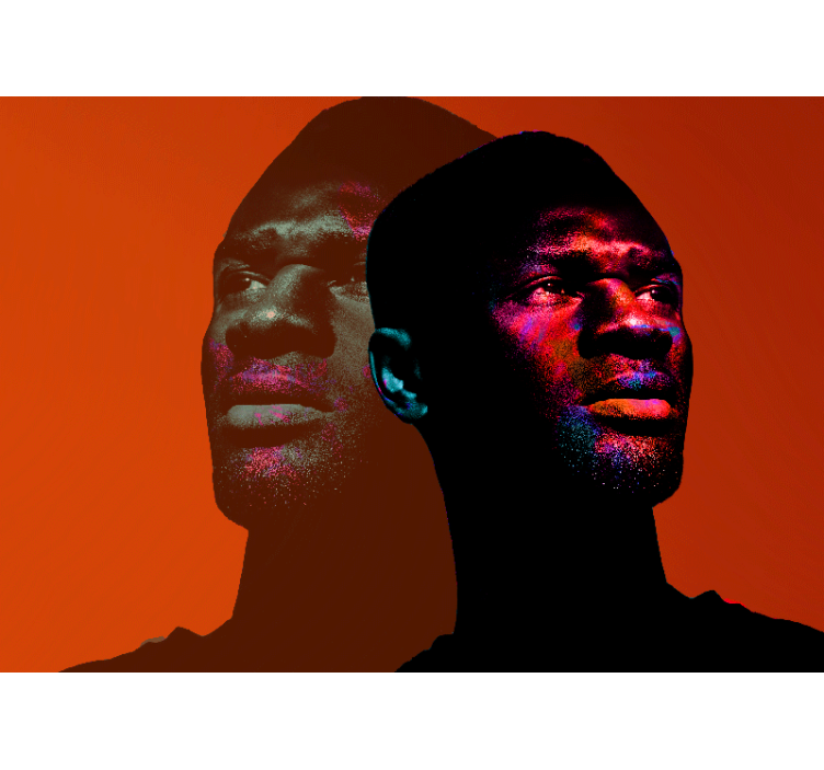 Fotomurali persone silhouette dinamiche - TenStickers