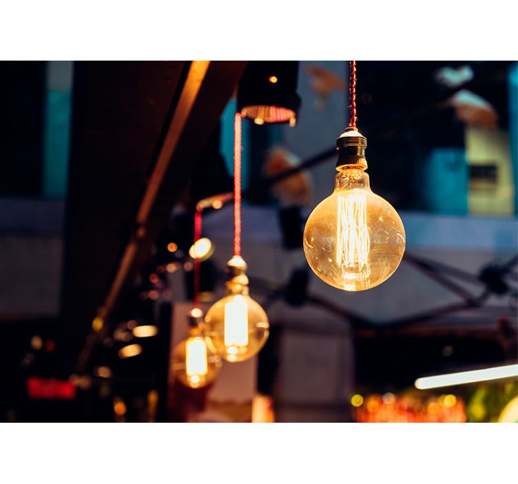 Fotomurali textures lampadario vintage - TenStickers