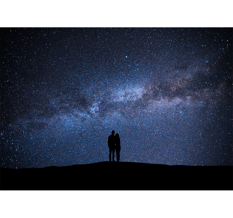 Fotomurale amore notte stellata d'amore - TenStickers