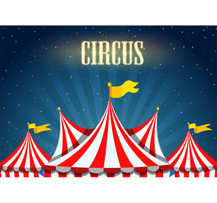 Fotomurale amore gioco da circo - TenStickers