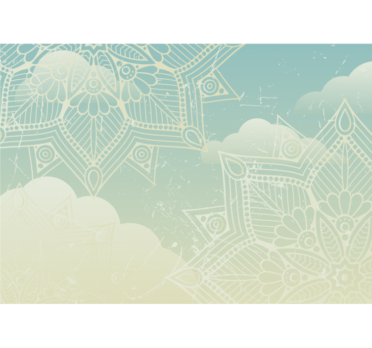 Fotomurali mandala motivo geometrico intricato - TenStickers