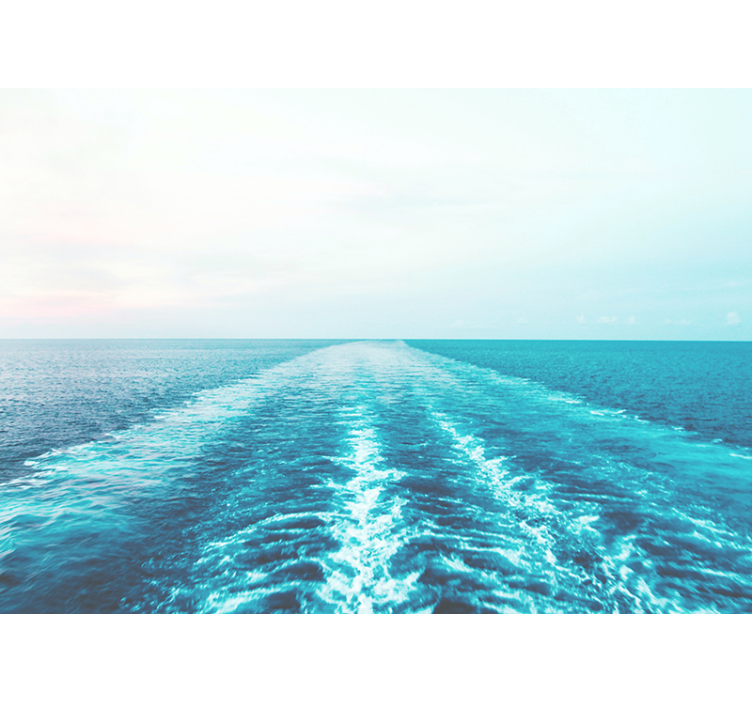 Fotomurale mare vista sull'orizzonte oceanico - TenStickers