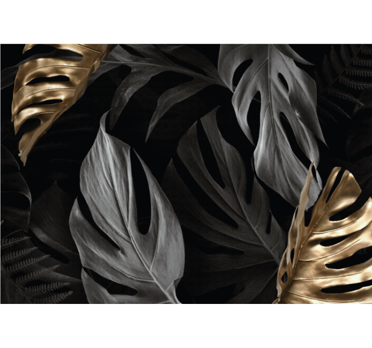 Fotomurali natura concetti di foglie tropicali - TenStickers