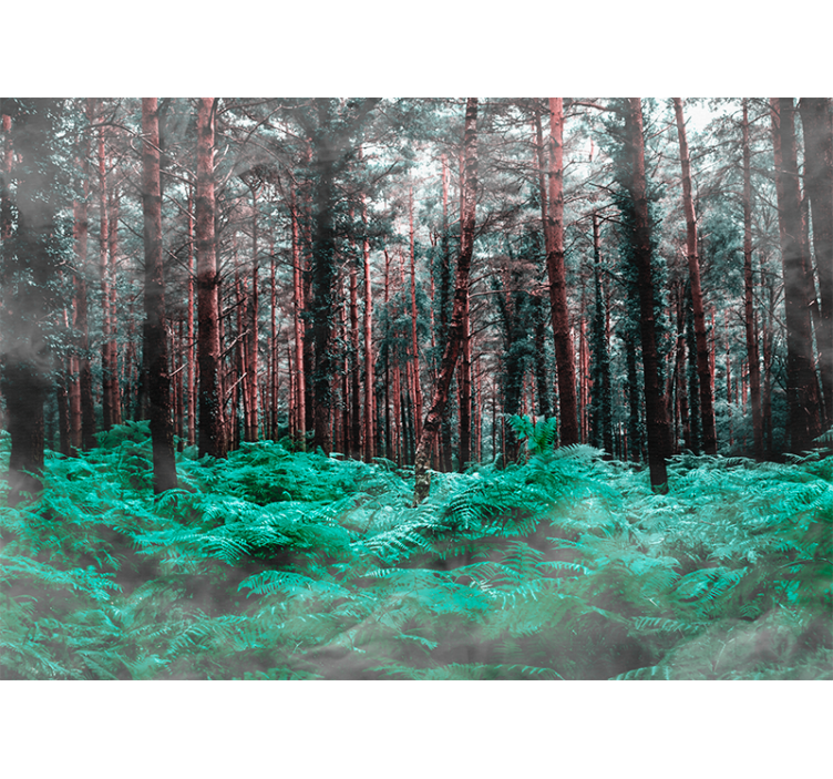 Fotomurali natura selva verde lussureggiante - TenStickers